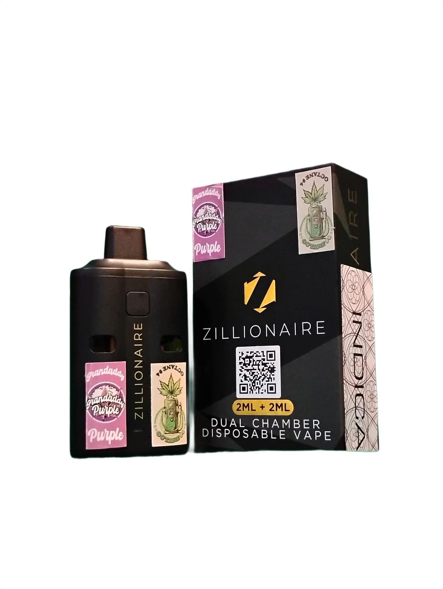 THC Vape - Zillionaire Dual Disposable 4g Indica