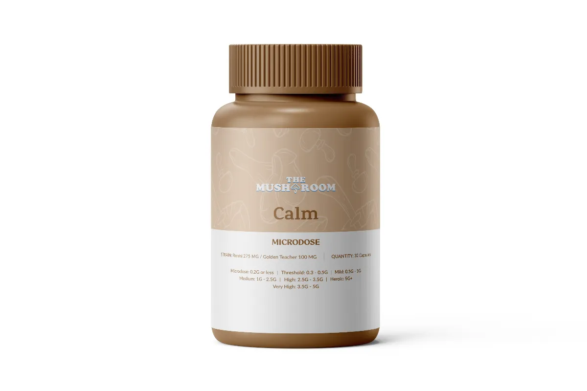 CALM Capsules (Golden Teacher / Reishi)